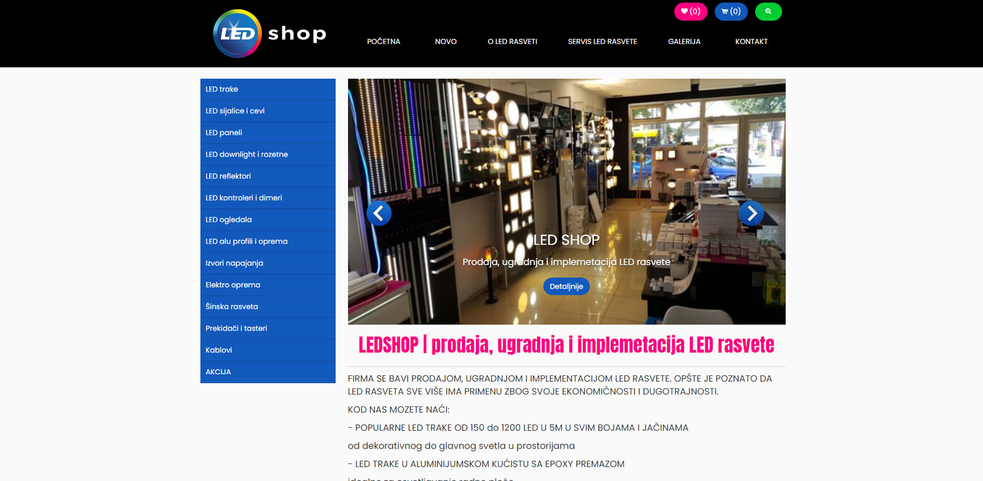start web shop primer 1